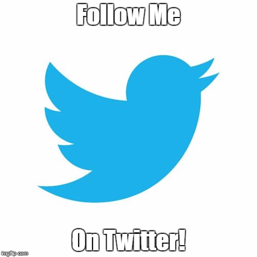 Twitter birds says | Follow Me; On Twitter! | image tagged in twitter birds says | made w/ Imgflip meme maker