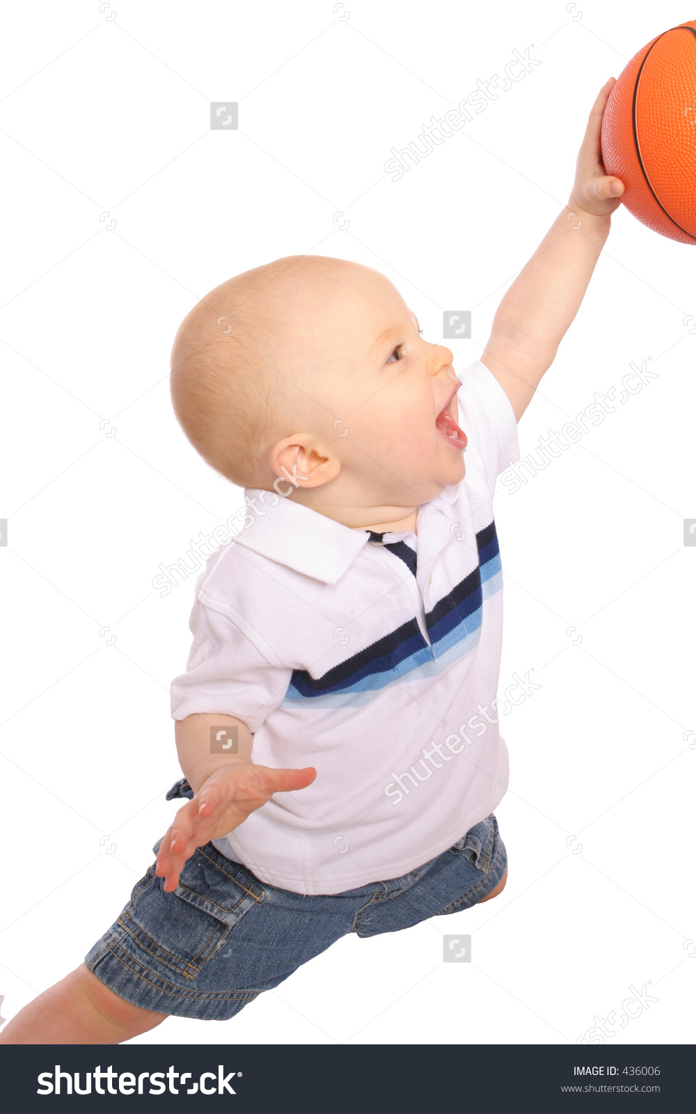 High Quality baby basketball dunk Blank Meme Template