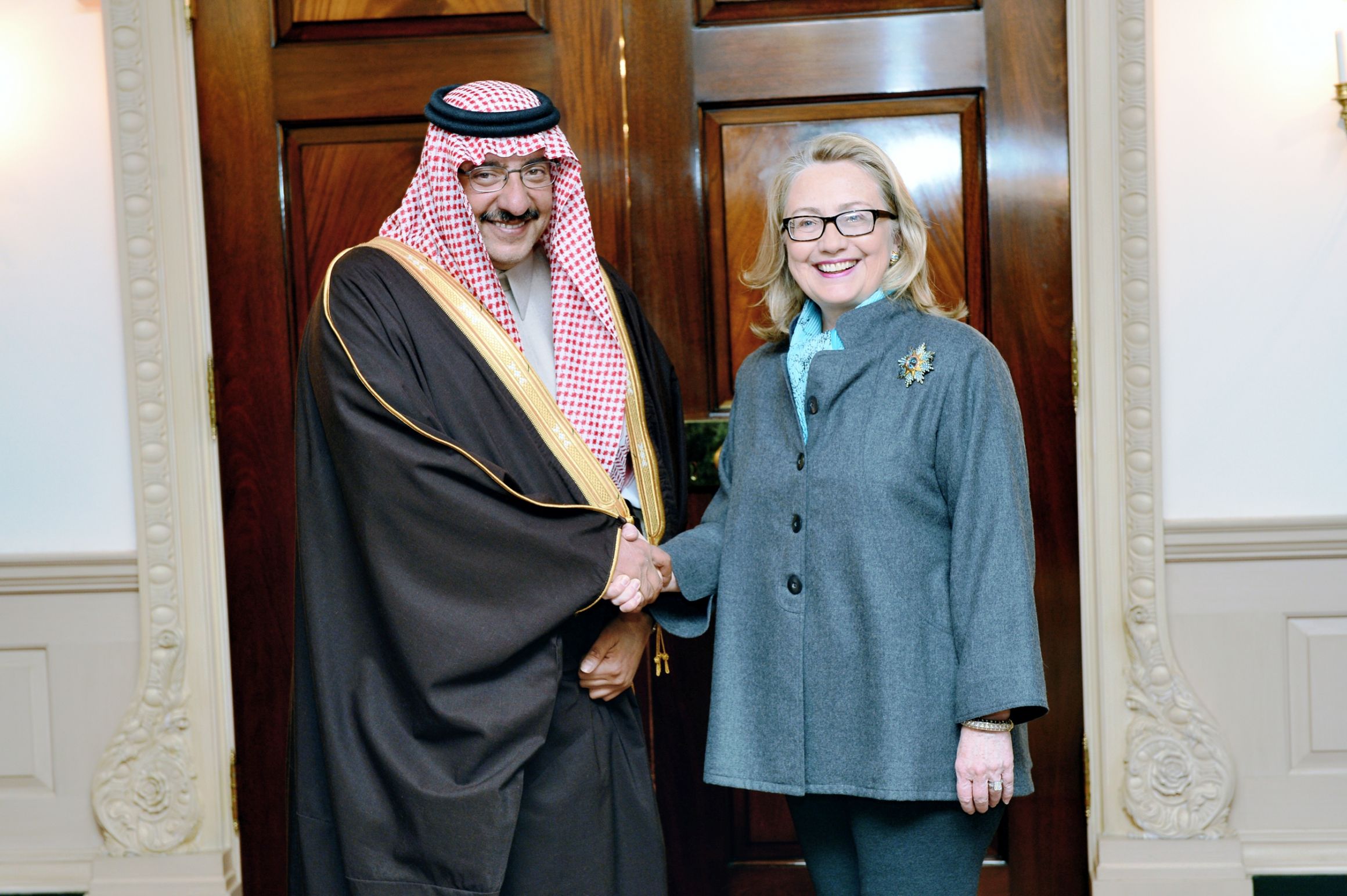 Saudi Hillary Blank Meme Template