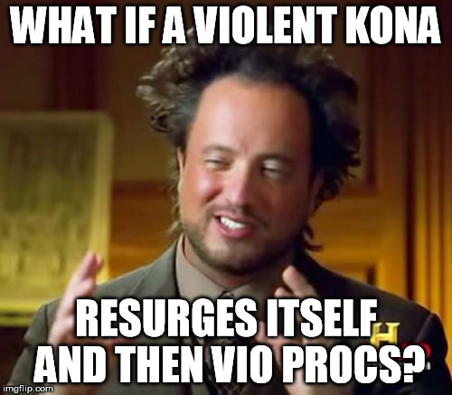 Ancient Aliens Meme | WHAT IF A VIOLENT KONA; RESURGES ITSELF AND THEN VIO PROCS? | image tagged in memes,ancient aliens,summonerswar | made w/ Imgflip meme maker