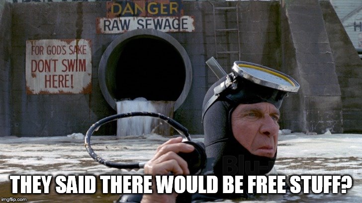 THEY SAID THERE WOULD BE FREE STUFF? | made w/ Imgflip meme maker