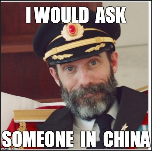 I WOULD  ASK SOMEONE  IN  CHINA | made w/ Imgflip meme maker