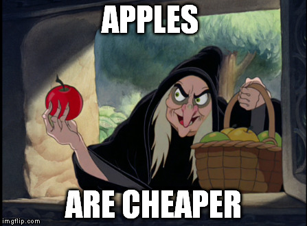APPLES ARE CHEAPER | made w/ Imgflip meme maker