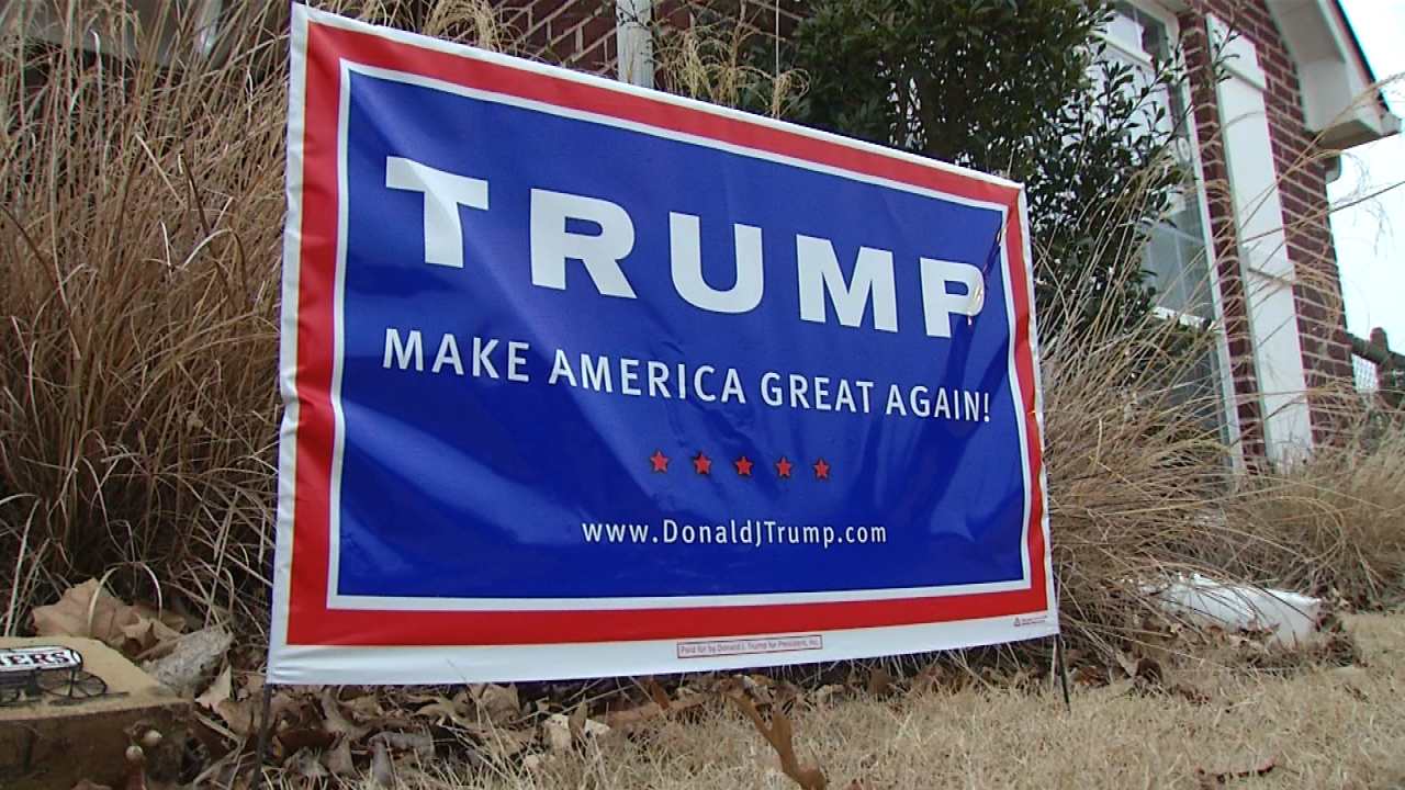 High Quality Trump Lawn Sign Blank Meme Template