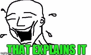 LMAO! | THAT EXPLAINS IT | image tagged in lmao | made w/ Imgflip meme maker