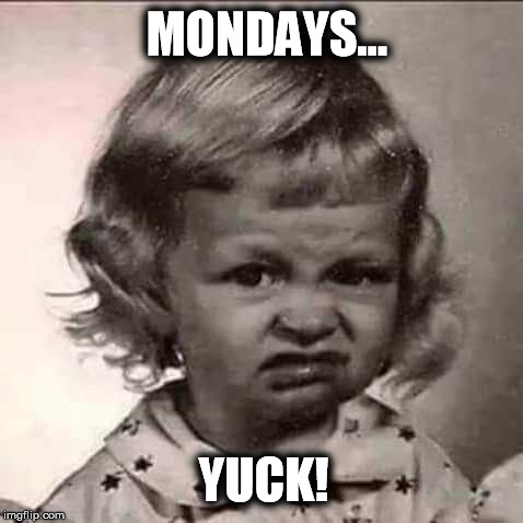 Stank face | MONDAYS... YUCK! | image tagged in stank face | made w/ Imgflip meme maker