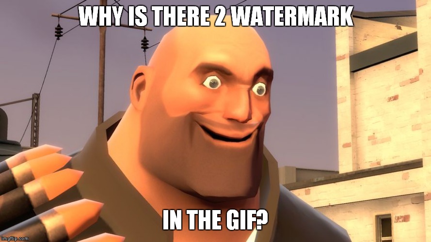 Heavy Faces | WHY IS THERE 2 WATERMARK IN THE GIF? | image tagged in heavy faces | made w/ Imgflip meme maker