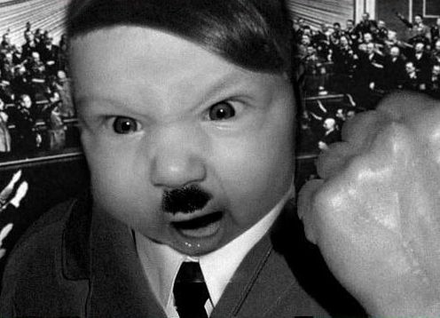 Hitler Baby Blank Meme Template