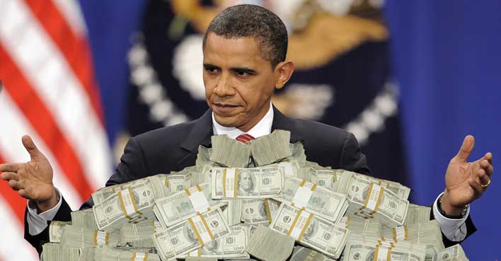 Obama cash Blank Meme Template