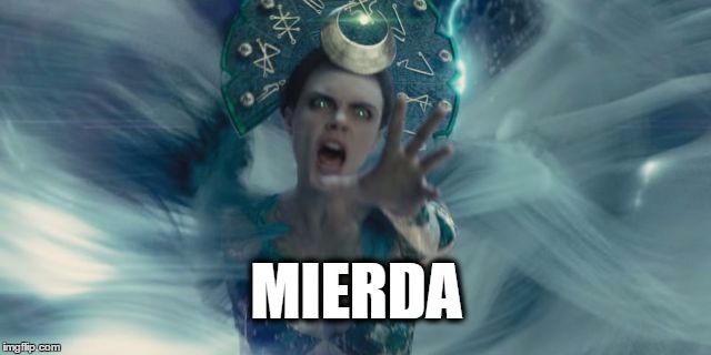 Enchantress says Mierda | MIERDA | image tagged in enchantress says mierda | made w/ Imgflip meme maker