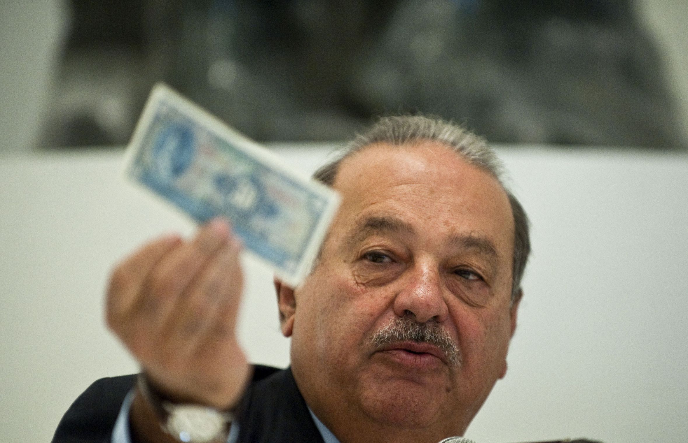 Carlos Slim de la abundancia Blank Meme Template