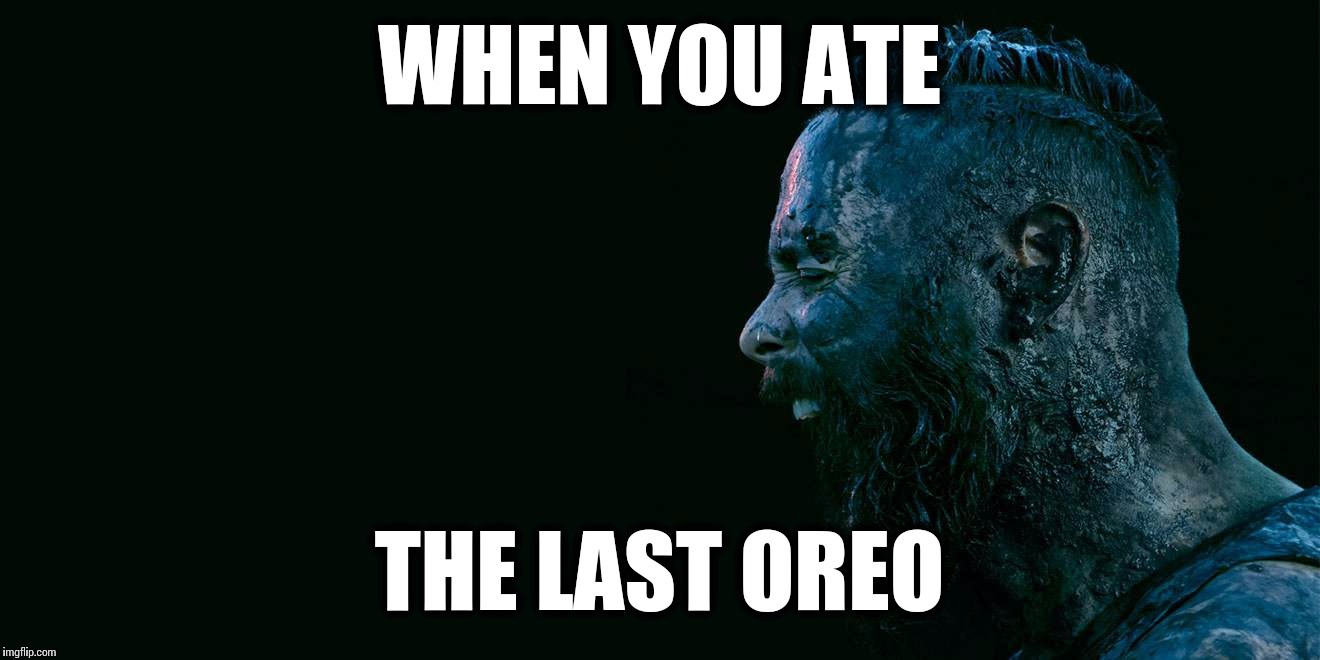 John Cooper shouting - Skillet - Unleashed (2016) | WHEN YOU ATE; THE LAST OREO | image tagged in john cooper shouting - skillet - unleashed 2016 | made w/ Imgflip meme maker