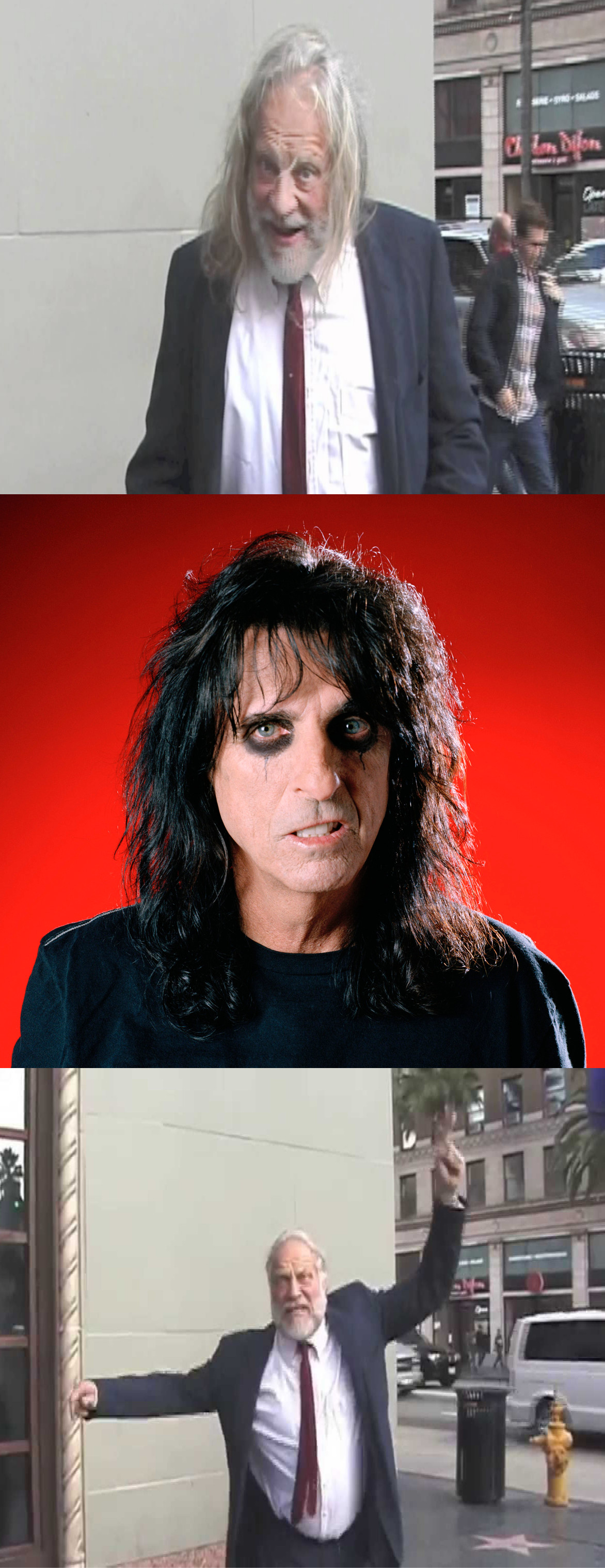 alice cooper and crazy bill Blank Meme Template
