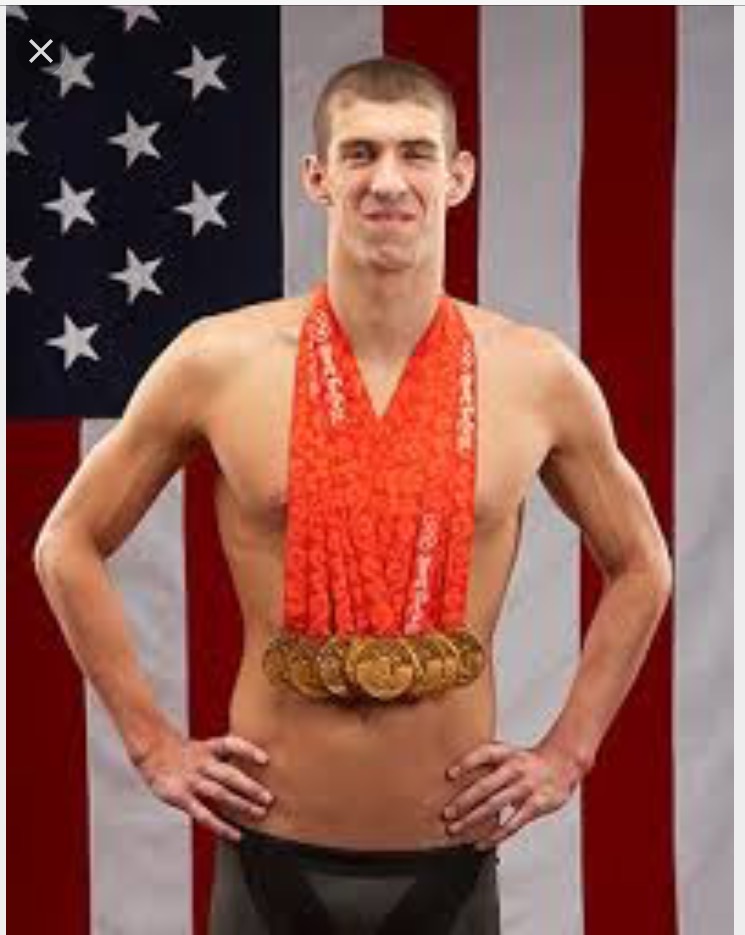 Phelps medals Blank Meme Template