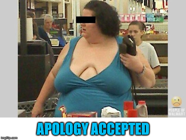 APOLOGY ACCEPTED | made w/ Imgflip meme maker