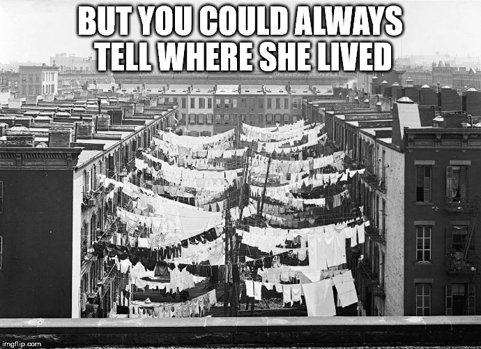 BUT YOU COULD ALWAYS TELL WHERE SHE LIVED | made w/ Imgflip meme maker