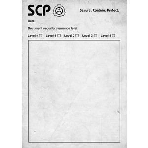 High Quality SCP Blank Meme Template