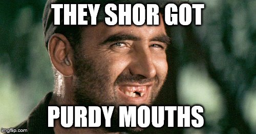 THEY SHOR GOT PURDY MOUTHS | made w/ Imgflip meme maker