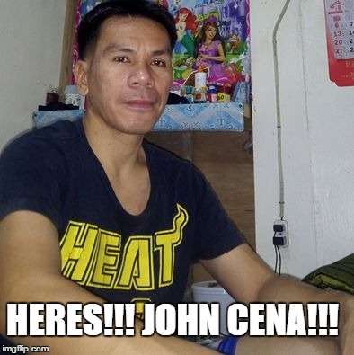 Here's John Cena | HERES!!! JOHN CENA!!! | image tagged in heres johnny,memes,john cena | made w/ Imgflip meme maker