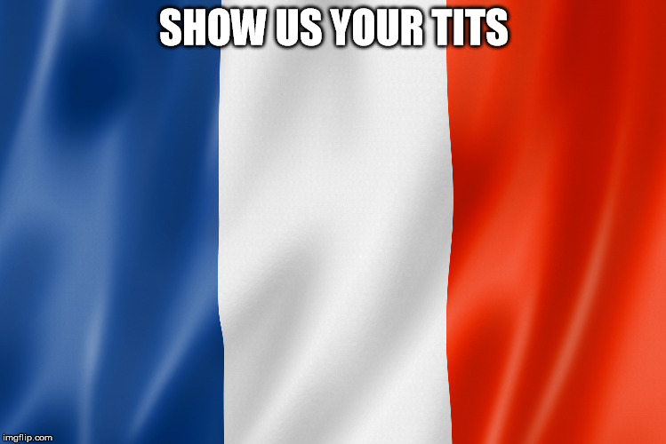 France to Muslim Women | SHOW US YOUR TITS | image tagged in funny,french,muslim,bathing suit,AdviceAnimals | made w/ Imgflip meme maker
