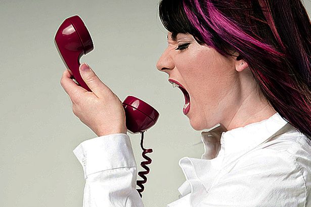 Woman Yelling on Phone Blank Meme Template