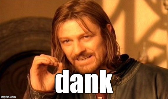 One Does Not Simply Meme | dank | image tagged in memes,one does not simply | made w/ Imgflip meme maker