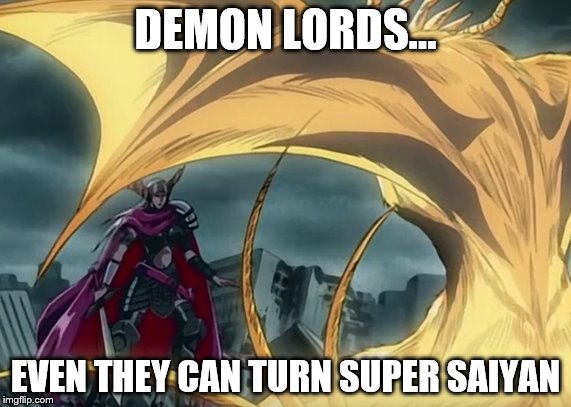 Super Saiyan Dante | DEMON LORDS... EVEN THEY CAN TURN SUPER SAIYAN | image tagged in dbz,super saiyan,mao dante,demon lord dante,demon lord dante anime | made w/ Imgflip meme maker