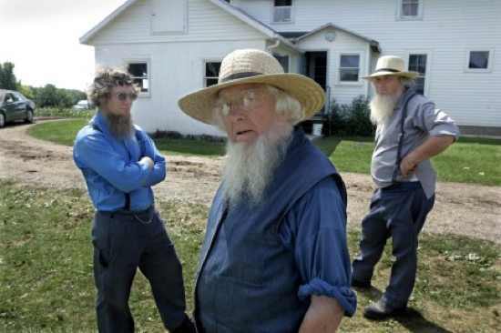 High Quality Amish Men Blank Meme Template