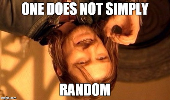 One Does Not Simply | ONE DOES NOT SIMPLY; RANDOM | image tagged in memes,one does not simply | made w/ Imgflip meme maker