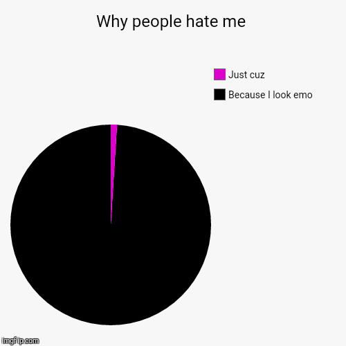 Its sad because its true.

 | image tagged in funny,pie charts,life,emo,help me | made w/ Imgflip chart maker