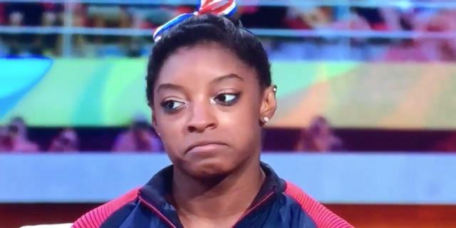 Biles Blank Meme Template