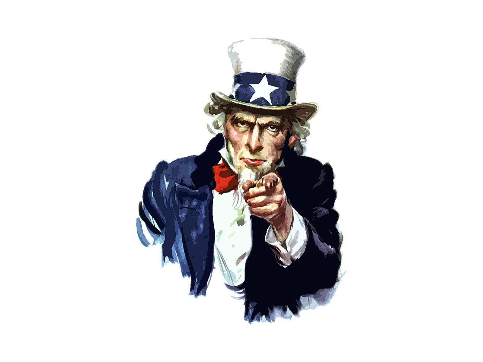 High Quality UNCLE SAM Blank Meme Template