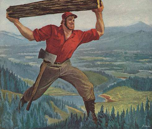 Paul Bunyan Blank Meme Template