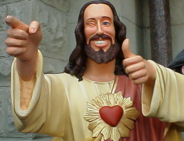Thumbs Up Jesus Blank Meme Template
