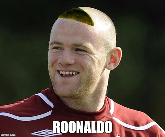 ROONALDO | image tagged in rooney | made w/ Imgflip meme maker