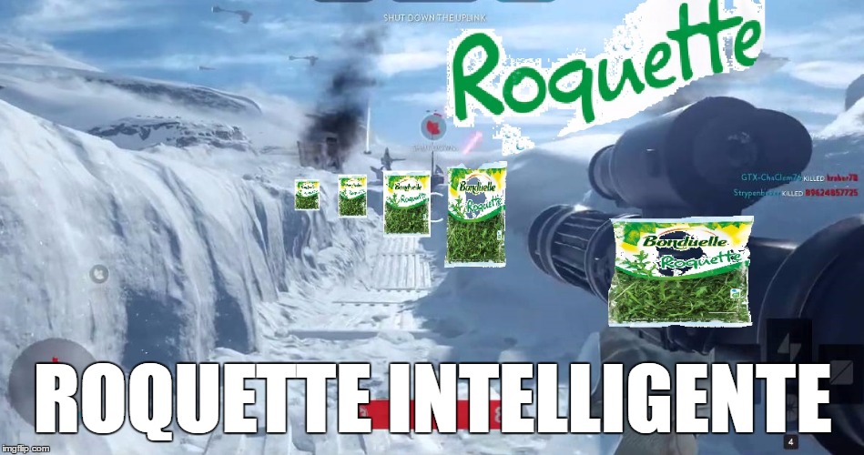 ROQUETTE INTELLIGENTE | made w/ Imgflip meme maker