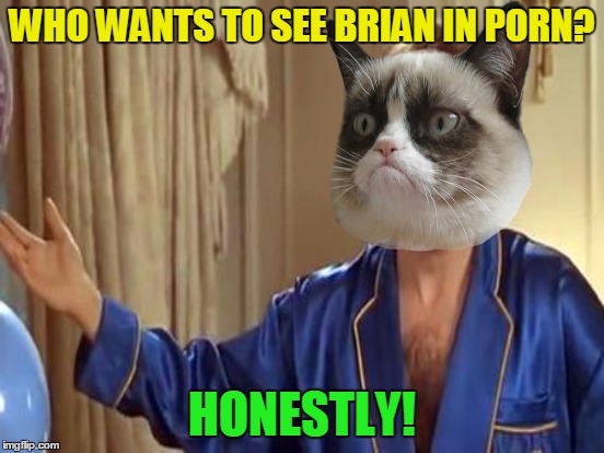 WHO WANTS TO SEE BRIAN IN PORN? HONESTLY! | made w/ Imgflip meme maker