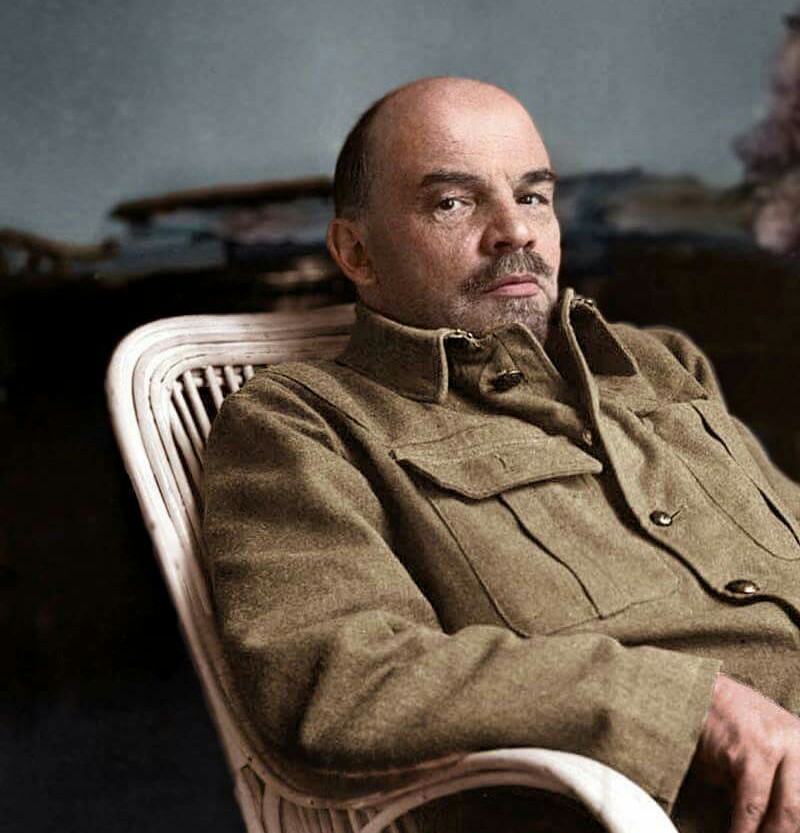 Lenin chilling Blank Meme Template