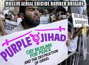 Gay Muslim | MUSLIM AERIAL SUICIDE BOMBER BRIGADE | image tagged in gay muslim | made w/ Imgflip meme maker