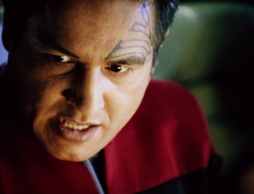 High Quality Chakotay Angry Troll Face Blank Meme Template