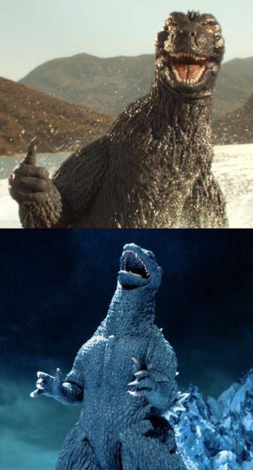 Evil Godzilla Blank Meme Template