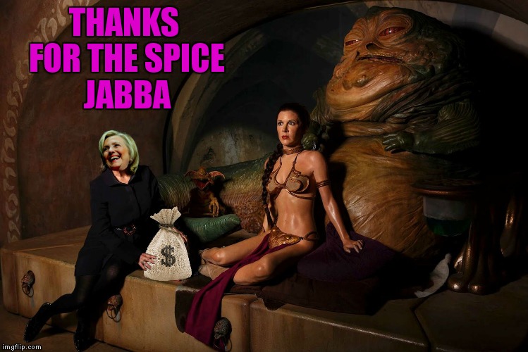 THANKS FOR THE SPICE JABBA | made w/ Imgflip meme maker