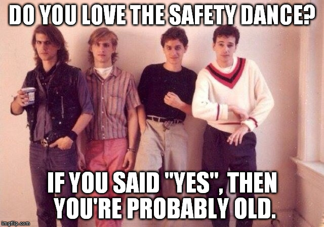 Men Without Hats #2 DO YOU LOVE THE SAFETY DANCE? 