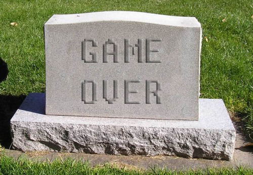 Tombstone Game Over Blank Meme Template