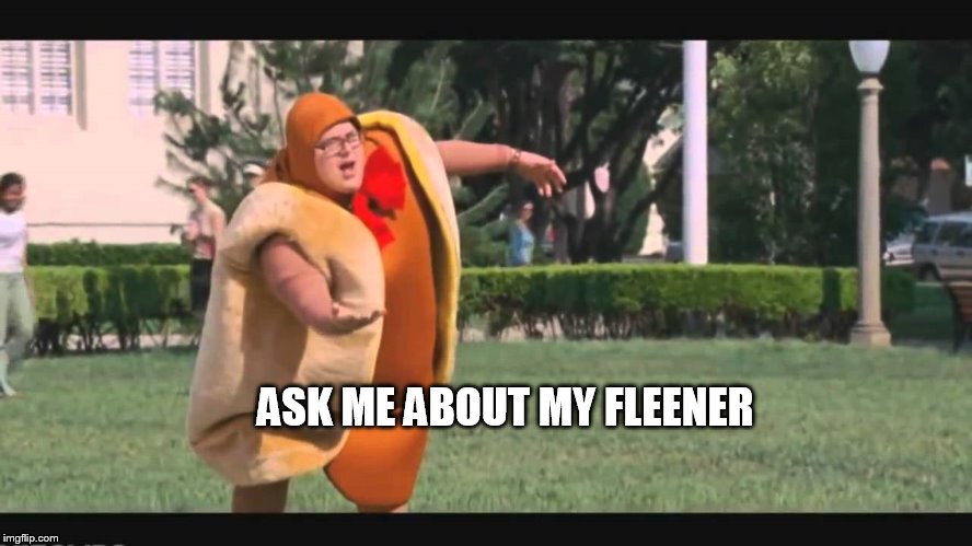 When people ask me who I am going to draft at tight end this year | ASK ME ABOUT MY FLEENER | image tagged in funny,jonah hill,fantasy football,football | made w/ Imgflip meme maker