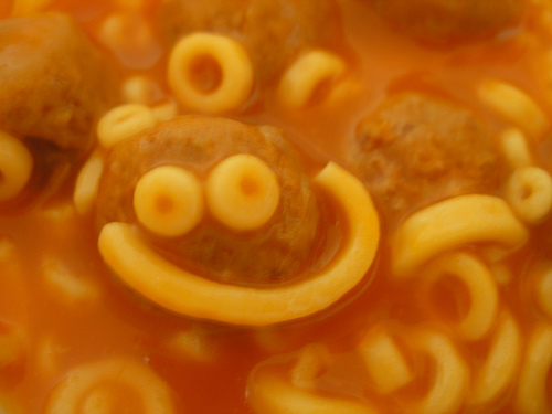 spaghettio smile Blank Meme Template