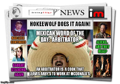 BAD LUCK CONTINUES HOKEEWOLF DOES IT AGAIN! CAUGHT STALKING.. AGAIN | made w/ Imgflip meme maker