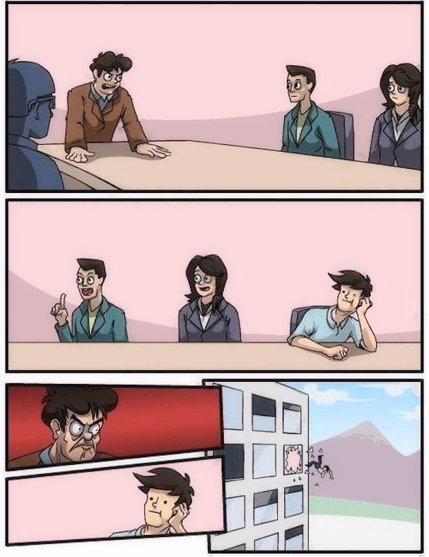 High Quality conference room 2 Blank Meme Template