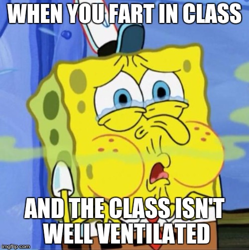 bad smell | WHEN YOU FART IN CLASS; AND THE CLASS ISN'T WELL VENTILATED | image tagged in bad smell | made w/ Imgflip meme maker
