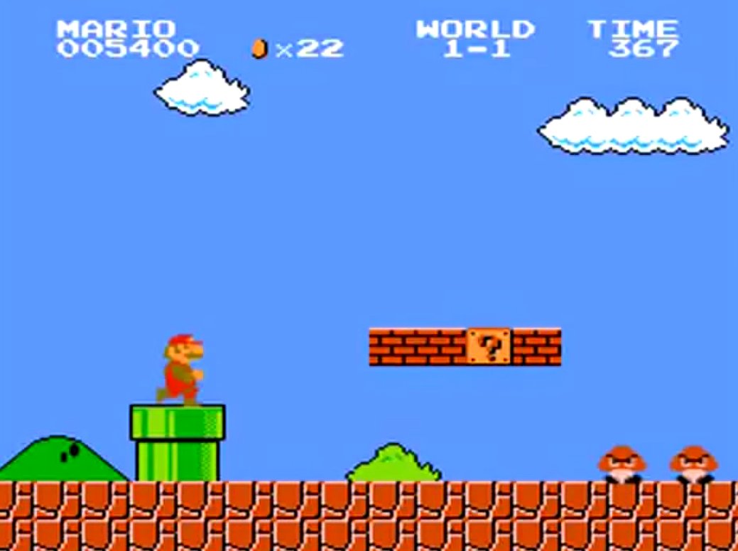 Super Mario bros classic Blank Meme Template